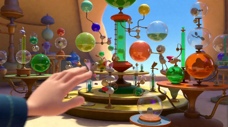 Mtrbnsns2007, A Hand Reaches Out Toward A Complex, Whimsical...