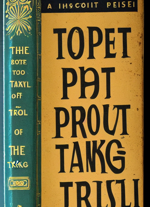 An Vintage Book Cover, Title The Gospel Of Profit Taking, V...