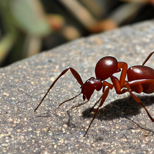 Ant Made Of Glass