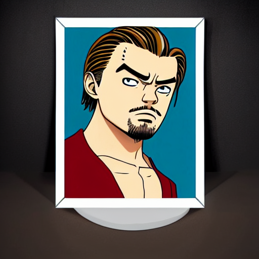 A Portrait Of Leonardo Dicaprio, One Piece Art Style, Cartoo... — Stable Diffusion AI Prompt: a portrait of leonardo dicaprio, one piece art style, cartoon, cartoon