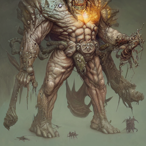 Nurgle, Highly Detailed, Digital Painting, Trending On Artst...