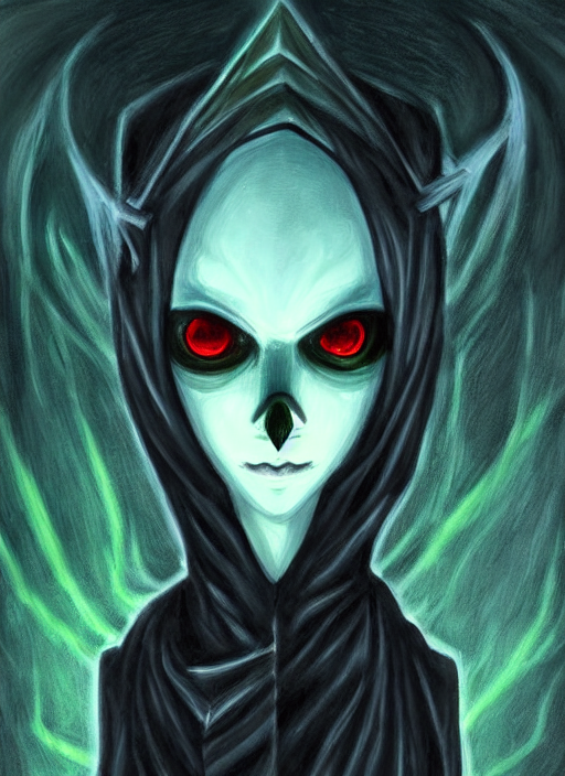 A Portrait Of Gardevoir Cultist Of Elder Gods And Ultrafine...