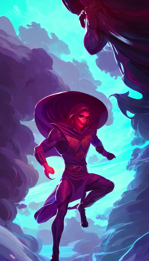 Meogard In Flight Wild Rift Hero Champions Arcane Magic Digi...