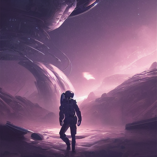 Ten Aliens In  Floating In Space   Dancing Romantically , Tr...