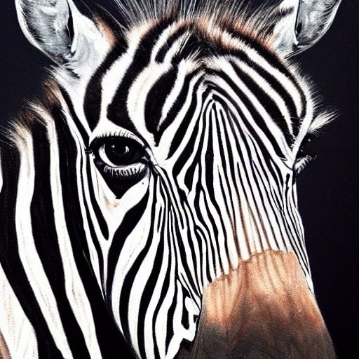A Portrait Of A Zebra Portrait, Cute And Adorable, Pretty, B...