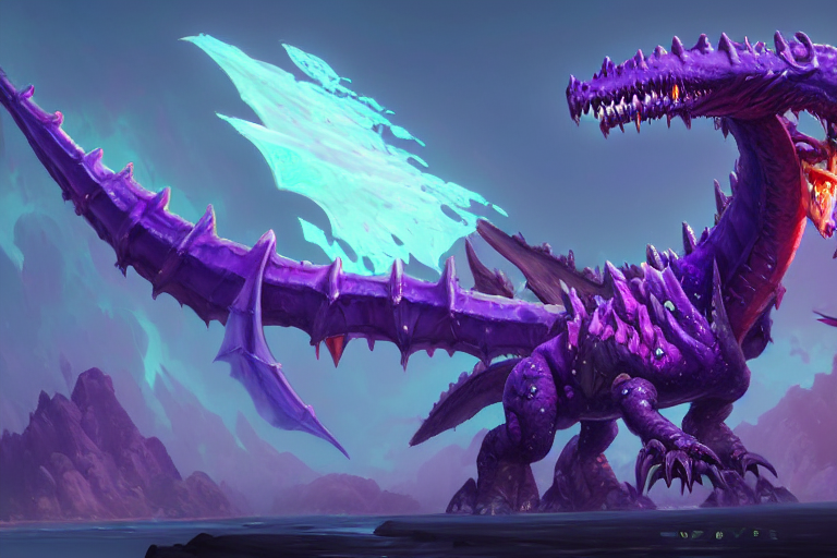 Mount Epic Violet Proto - Drake Screenshot World Of Warcraft...