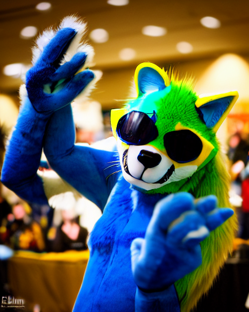 Lemonbrat Studios Fursuit, Fursuiter, Photo Taken At Midwest... — Stable Diffusion AI Prompt: lemonbrat studios fursuit, fursuiter, photo taken at midwest furfest 2 0 1 3