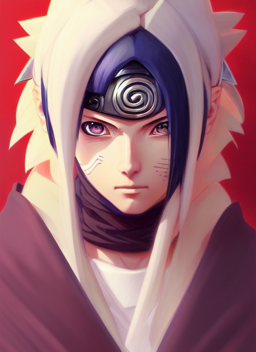Portrait Of An Naruto, Elegant, Highly Detailed, Digital Pai...