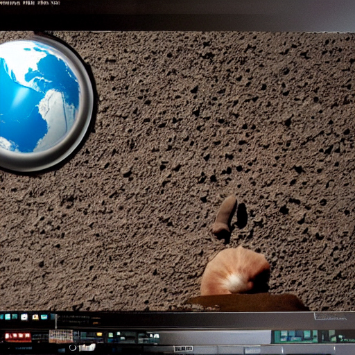 The Planet Earth Having A Poop Realistic Cinematic 3 5 Mm