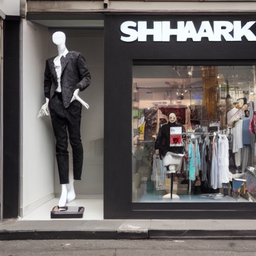 A Shark Eating A Shop A Mannequin