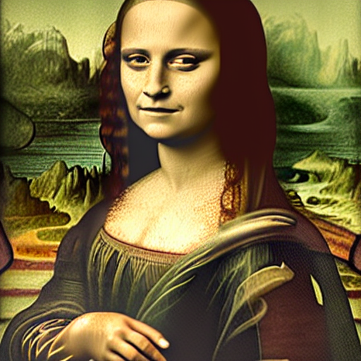A Portrait Of Emma Watson In The Style Of The Mona Lisa