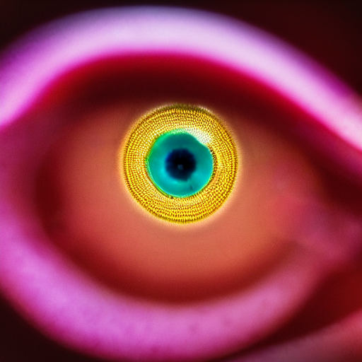 Microscopic Shot Of A Human Iris Trending On Artstation Arts...