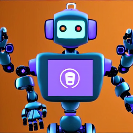 A Robot Coding, On Screen Video Game Schemed — Stable Diffusion AI Prompt: a robot coding, on screen video game schemed