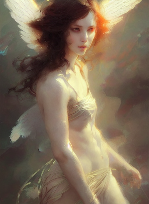 A Female Angel By Krenz Cushart, Ruan Jia, Karol Bak, Beauti...