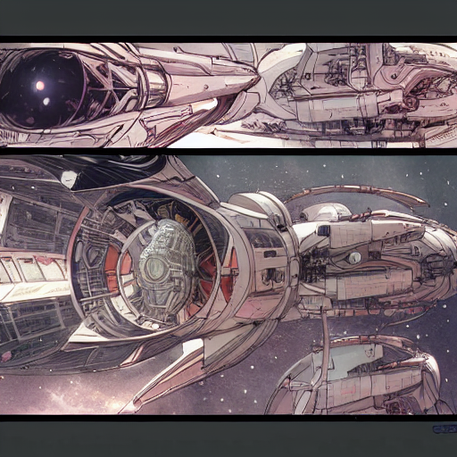 A Comic Panel Of A Teenage Asian Android Pilot By Otomo, By...