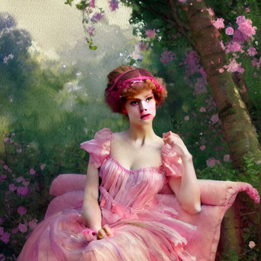Catchlight Faded Soft Oil Paint A Cute Beautiful Bombshell B...