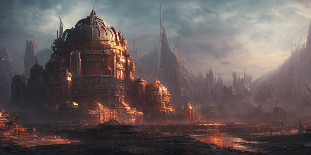 Future Imperial City, Environment, Colors, Film, Dramatic, C...