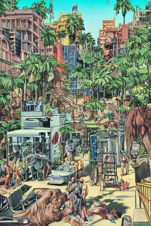 Full Page Comic Book Drawings Of Desolate City Scenes Urban...