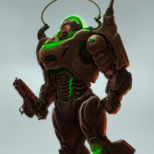 Doom Eternal, Game Concept Art, Muscular, Exoskeleton, Chiro...