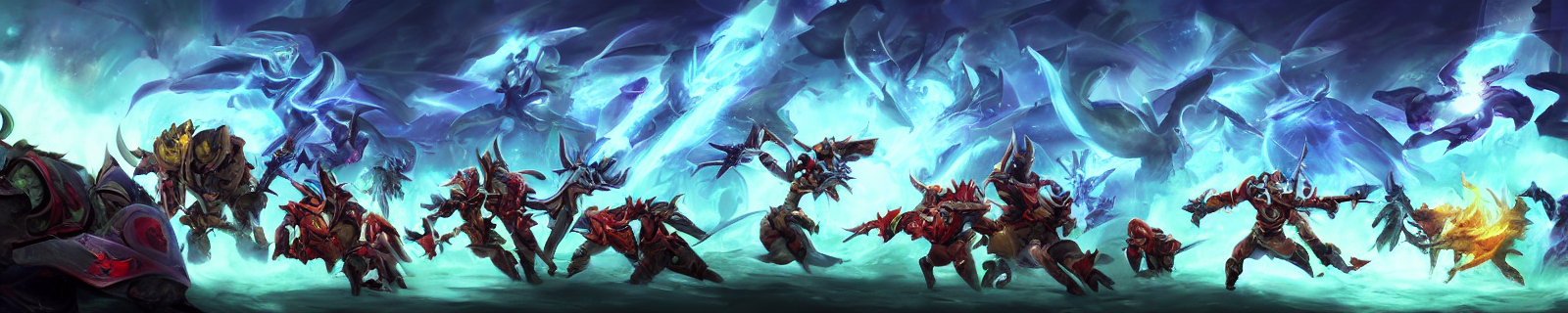An Enourmous Battlefield Between The Forces Of The Dire Vers...