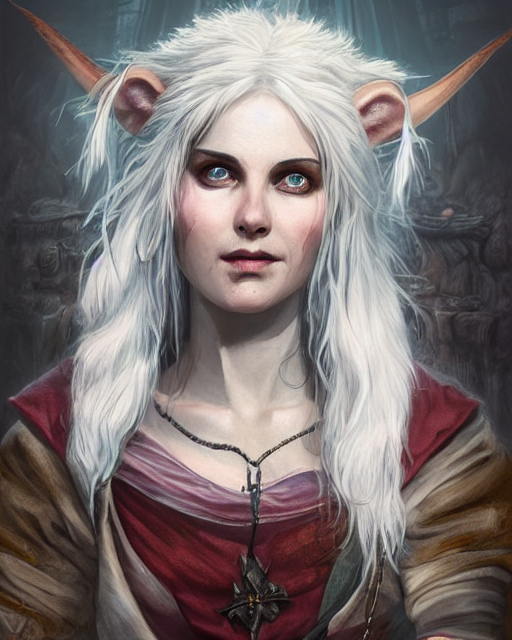 Highly Detailed Portrait Of Ciri As A Rat, Bartlomiej Gawel,...