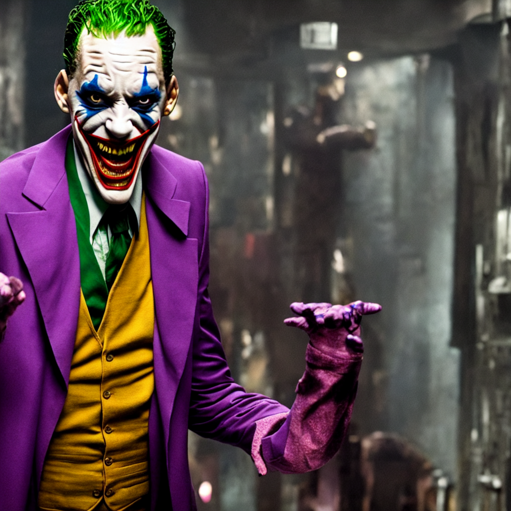 Will Smith As The Joker, Movie Still, 8 K,