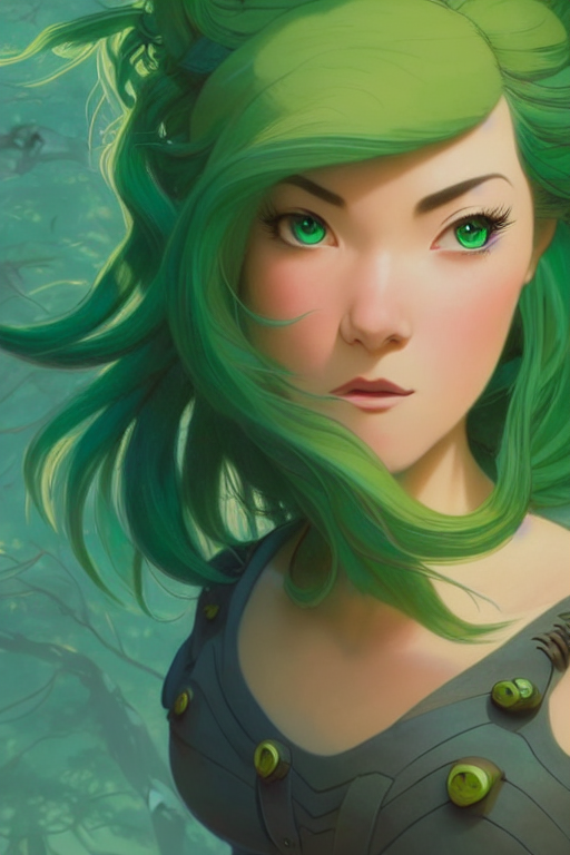 Animation Still Frame Of An Attractive Female Guardian Of Th...