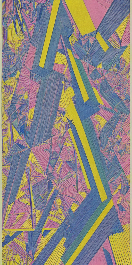 Bismuth Crystals By M. C. Escher, Endre Rozsda, Hilma Af Kli...