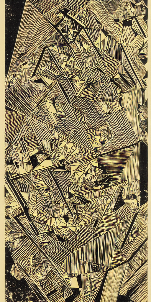 Bismuth Crystals By M. C. Escher, Endre Rozsda, Hilma Af Kli...