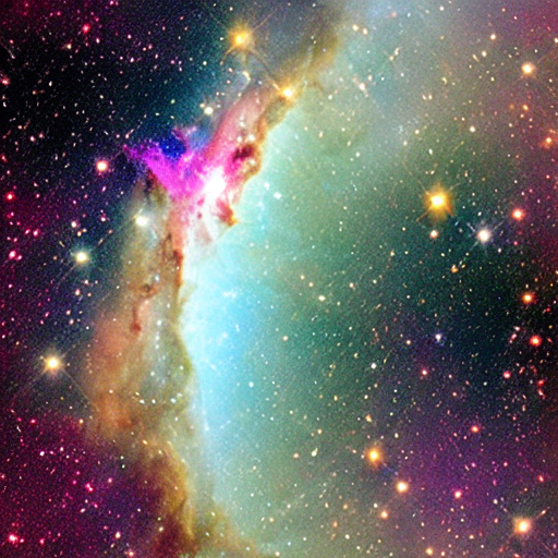 A Nebula In The Night Sky, Hubble Space Telescope, Astral Ph...