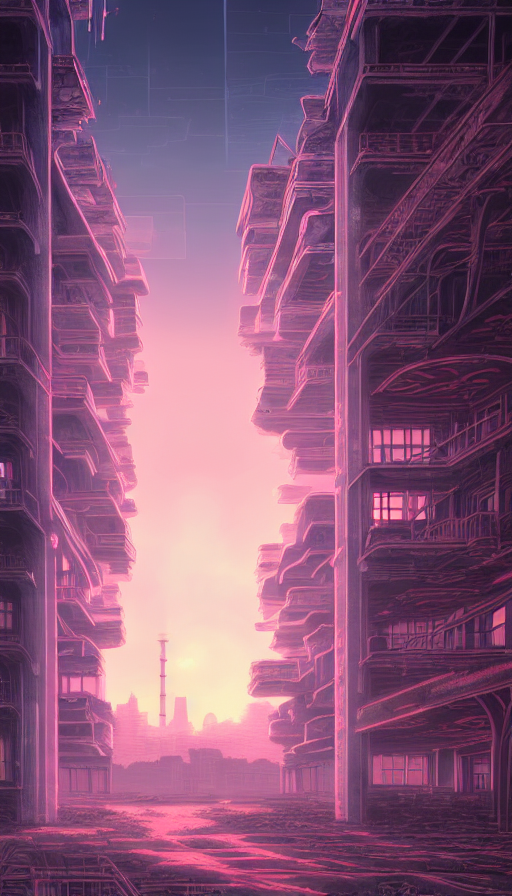 A Beautiful Ultradetailed Anime Illustration Of Unfinished B...