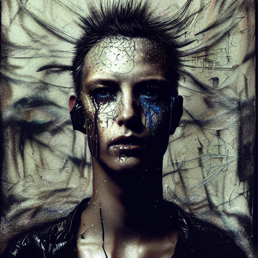 Photoreal Cyberpunk Portrait By Nicola Samori And Russ Mills...
