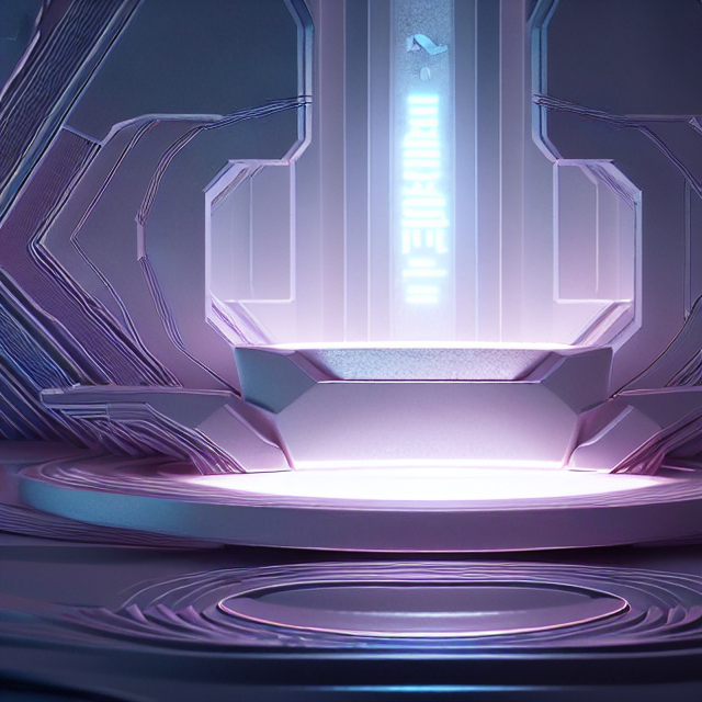 Symmetry A Futuristic Of Stunning Octane Render, Tiny A Magi...