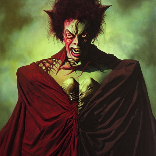 Tim Curry As A 1 8 5 0 S Marvel Villain Eldrad, Volumetric D...