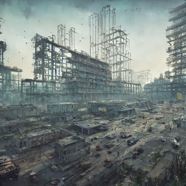 A Beautiful Painting Of The Heart Of Pripyat By Nekro And Pa...