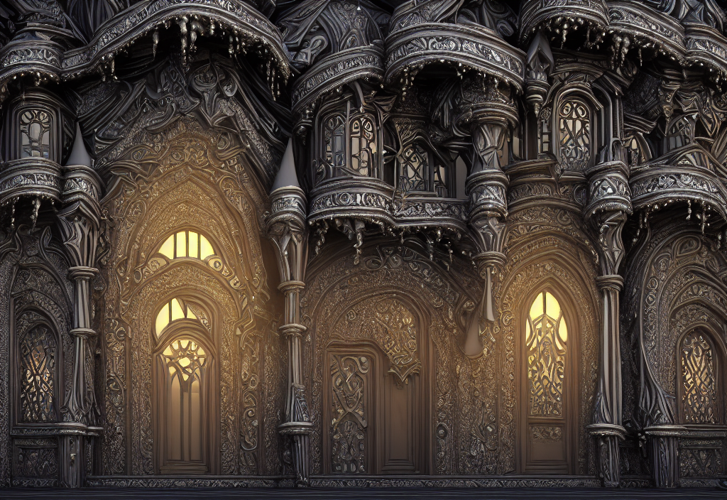 Symmetrical Features, Ominous, Magical Realism, Texture, Int...