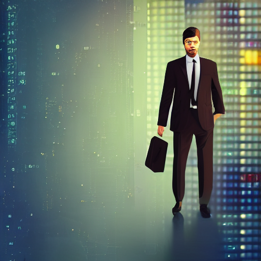 Businessman, Intricate, Artstation, Digital Painting, Backgr...