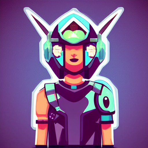 Cute Symmetrical Teenage Cyberpunk Explorer With Futuristic... — Stable Diffusion AI Prompt: cute symmetrical teenage cyberpunk explorer with futuristic headpiece coxyclaque...