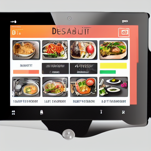 Design Concept, Tablet Dashboard For Restaurant, Modern, Cre...