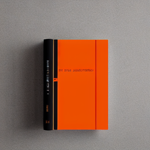 Book Cover Design Minimalism Grey And Orange