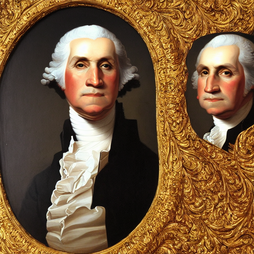 George Washington By Kehinde Wiley And Rembrandt 1. Photore...