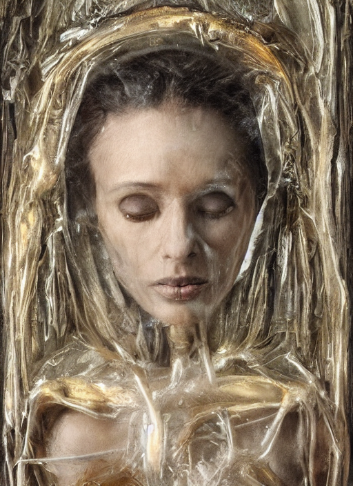 La Pieta Ultrarealistic Ultradetailed Medium Shot Painting O...