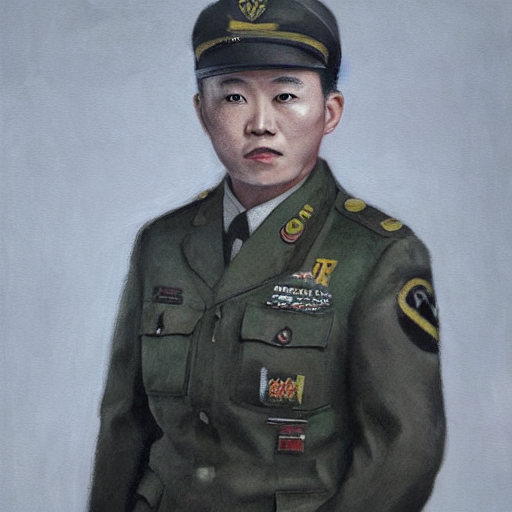 Justin Sun As  Ss - Sturmbannfuhrer . Full Body Portrait. Si...