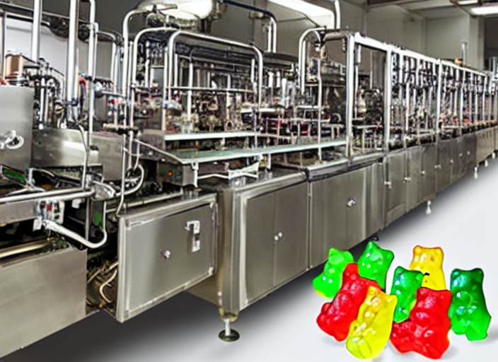 A Gummy Bear Manufacturing Factory