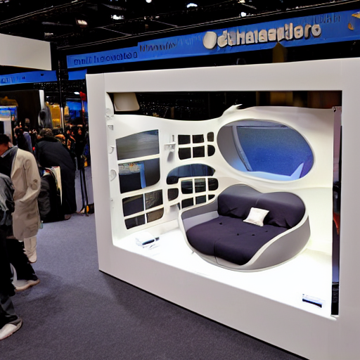 Futuristic Prototype Of Transhumanist Living Space, Product...