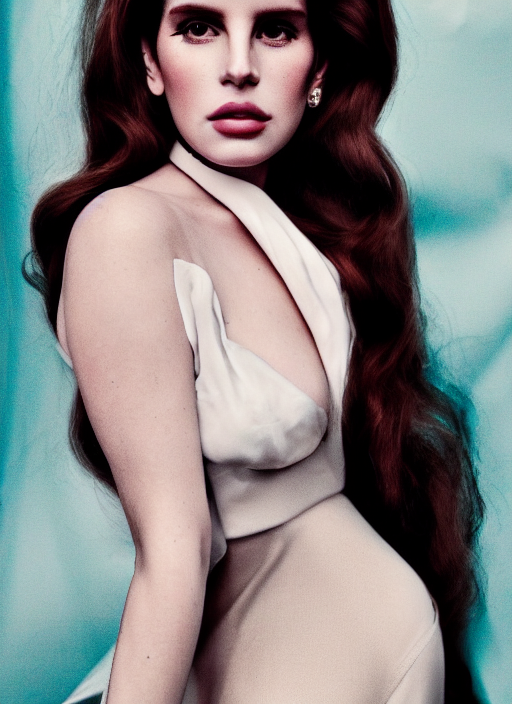 Lana Del Rey Styled By Nick Knight, Vogue Magazine, Annie Le...