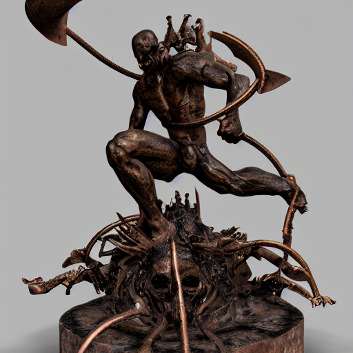 Bronze Hell, Burning Bronze Metal, Punishment, Agony, Pain,...