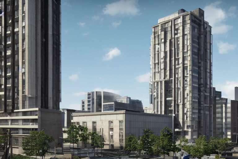 Ames Graham Ballard, Highrise, Sustainability, Octane Render...