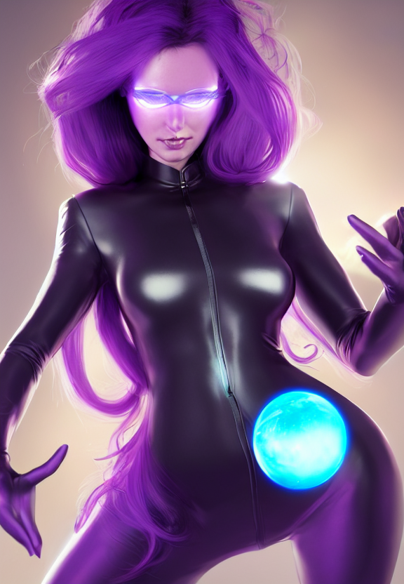 Arcane Concept Art Beautiful Female Scientist Holding Spheri...