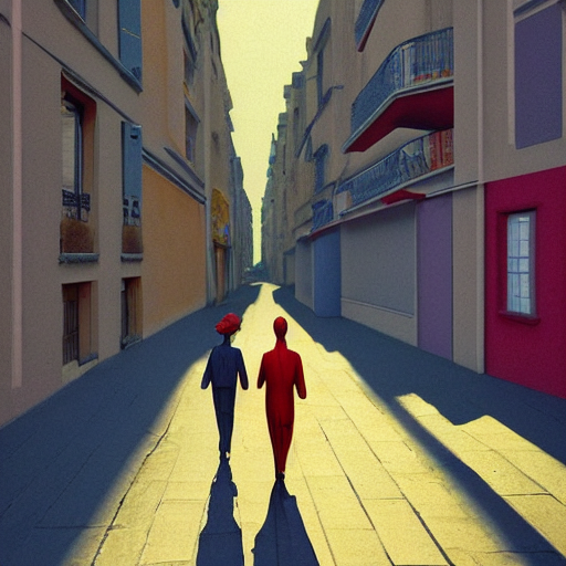 Plasticine Sculptures Of Two Lovers Walking Through Paris, S...